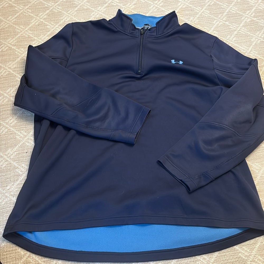 Under Armour Men’s Navy Lightweight Quarter-Zip Pullover Jacket